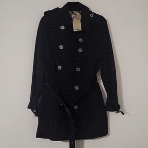 Burberry trench short black